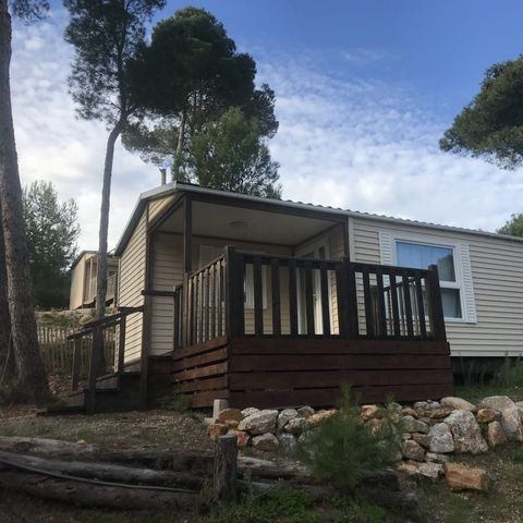 MOBILHOME 4 personas - COMODIDAD 2 dormitorios + TV incluida