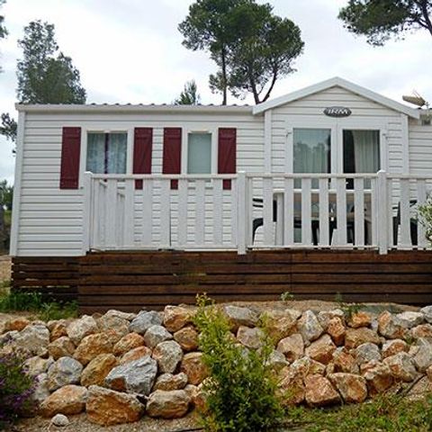 Mobile home 6 persons - COMFORT 3 bedrooms + Air conditioning + TV included