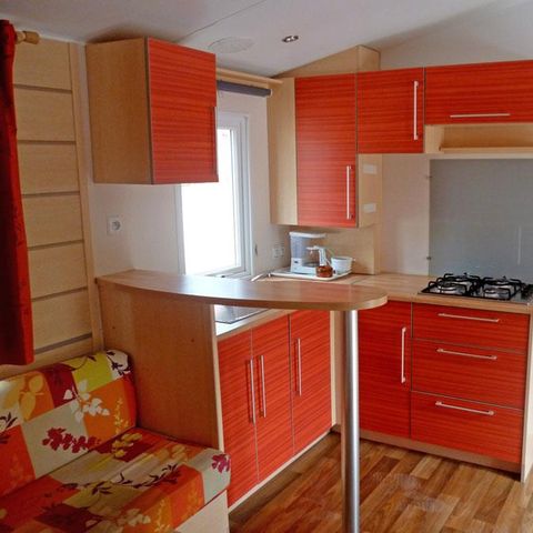 Mobile home 6 persons - COMFORT 3 bedrooms + Air conditioning + TV included