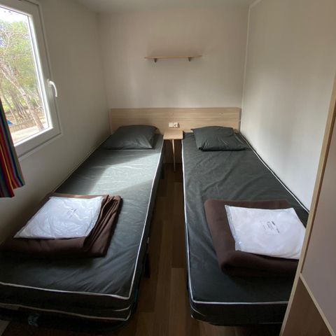 Mobile home 6 persons - COMFORT 3 bedrooms + Air conditioning + TV included