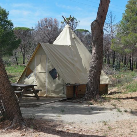 Tent 4 persons - Tipi (converted tent)