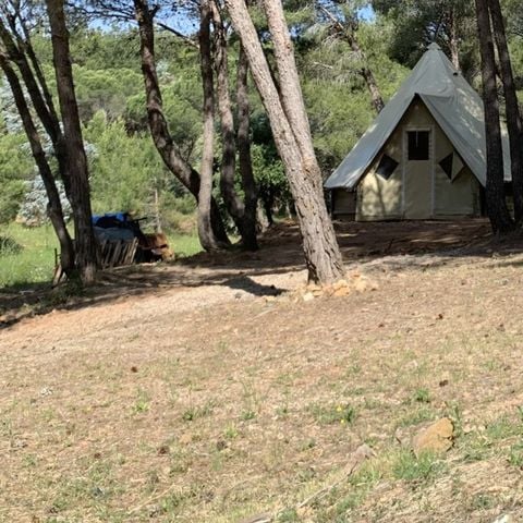 Tent 4 personen - Tipi (omgebouwde tent) -