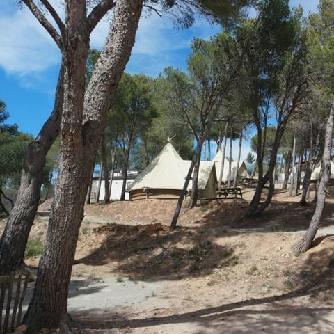 Zelt 4 Personen - Tipi (eingerichtetes Zelt) -