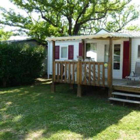 MOBILE HOME 5 people - Mobile home Premium 32 m² 2 bedrooms + terrace 12m² semi-covered (9m²) + TV + air conditioning 4/5 pers