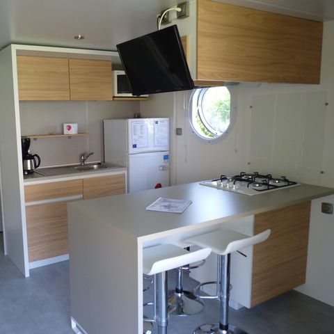 MOBILHOME 5 personnes - 2CH+TV+Clim
