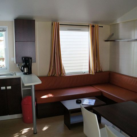 MOBILE HOME 5 people - Mobile home Comfort 32 m² 2 bedrooms + terrace 12m² semi-covered (9m²) + TV 4/5 pers