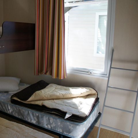 Mobilheim 5 personen - Mobilheim Confort 32 m² 2 Zimmer + 12m² halbüberdachte Terrasse (9m²) + TV 4/5 Pers.