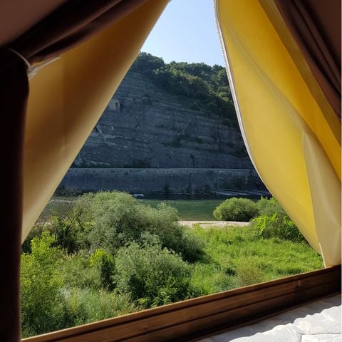 CANVAS AND WOOD TENT 2 people - Bivouac Comfort Tent 6m² 1 bedroom 1/2 pers