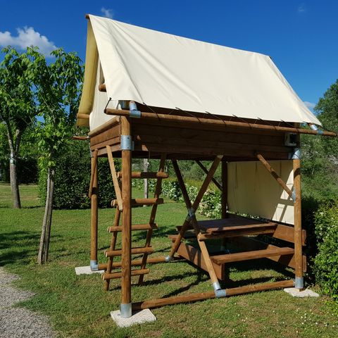 SAFARITENT 2 personen - Bivak Comfort Tent + 6m² 1 kamer