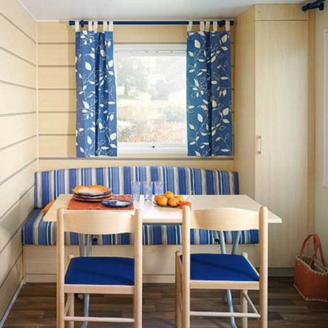 BUNGALOW 2 personnes - Mobil home Standard 21m² 1 chambre + terrasse 12m² semi-couverte (9m²) 2 pers
