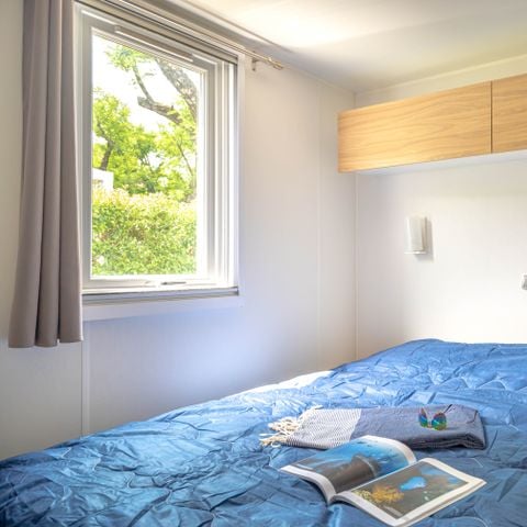 Mobile home 4 persons - Mobile home Premium 27 m² 2 bedrooms + covered terrace 9m² + TV + Air conditioning + River view 4 pers