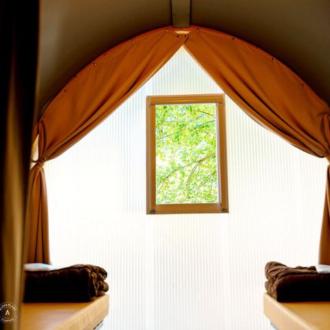 Tente en toile et en bois 4 personnes - Coco Sweet 2ch 4pers
