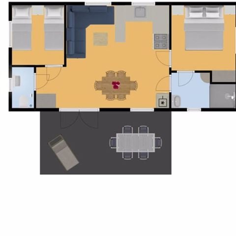 Mobilheim 4 Personen - Kirschbaum