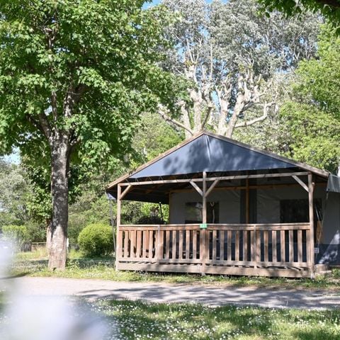 Tente en toile et en bois 4 personnes - Tente Safari Cocotier