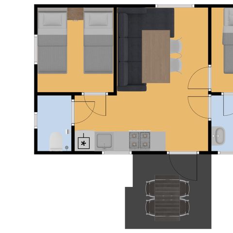 MOBILE HOME 4 people - Pêcher
