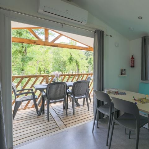 MOBILE HOME 4 people - Pommier with river view