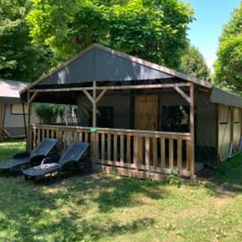 CANVAS AND WOOD TENT 4 people - Cocotier