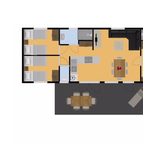 Mobile home 6 persons - Vine