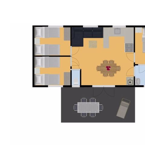 Mobilheim 6 Personen - Akazie