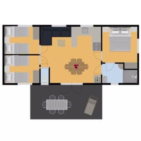 Mobilheim 6 Personen - Akazie