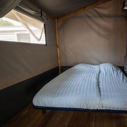 Tente en toile et en bois 4 personnes - Tente Safari Cocotier