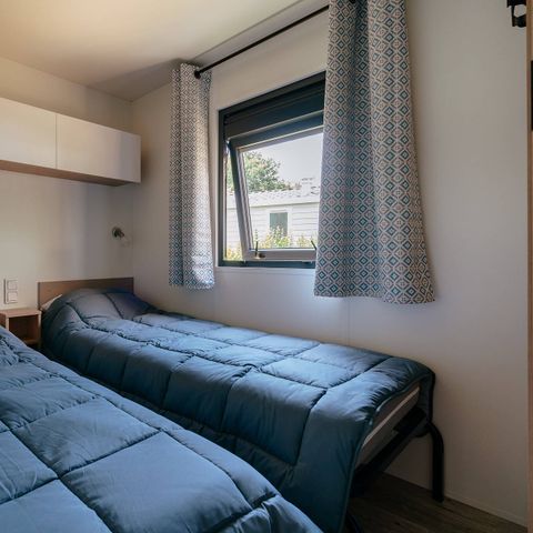 Mobilhome 6 personas - Mobil-home | Premium | 3 Dormitorios | 6 Pers. | Terraza Salón | Aire-con.