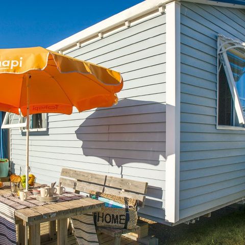 Mobilheim 4 personen - Mobilheim | Classic | 2 Zi. | 4 Pers. | Nicht überdachte Hochterrasse | Klima.