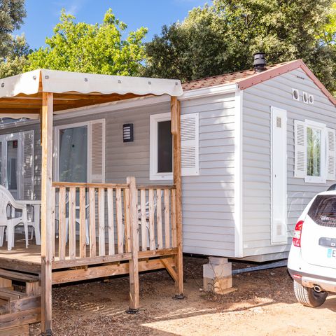 Mobilheim 4 personen - Comfort | 2 Zi. | 4 Pers. | Erhöhte Terrasse | Klim.