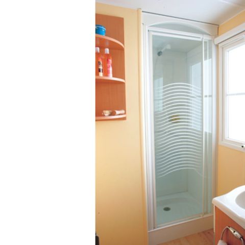 Mobilhome 6 personas - Mobil-home | Classic XL | 3 Dormitorios | 6 Pers. | Terraza con voladizo, no cubierta | Aire acondicionado.