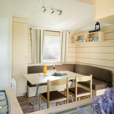 Mobilheim 6 Personen - Mobilheim | Classic XL | 3 Zi. | 6 Pers. | Nicht überdachte Hochterrasse | Klima.