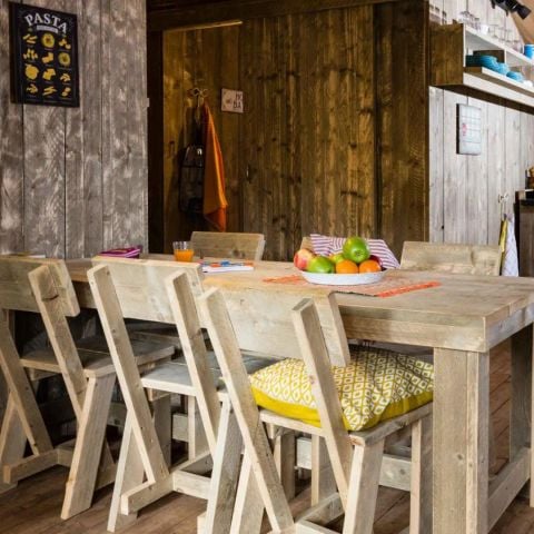 CANVAS AND WOOD TENT 6 people - Spotty Lodge