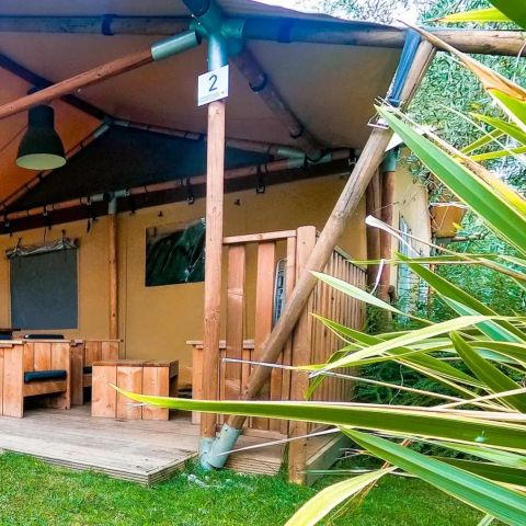 Canvas and wooden tent 6 persons - Spotty Lodge