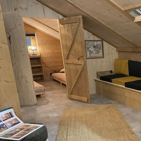 Tente en toile et en bois 5 personnes - Safari Lodge all season