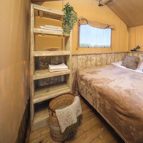 Canvas and wooden tent 5 persons - Glamptent Basic