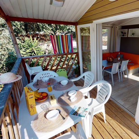 Mobile home 4 persons - Mediterranean - 24m² - 2 bedrooms