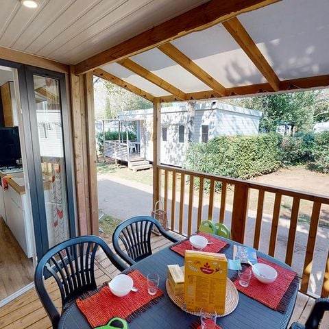 Mobile home 4 persons - Castellet - 28 m² - 2 bedrooms + plancha