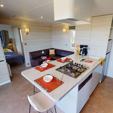 Mobile home 4 persons - Key West with Spa - 38m² - 2 bedrooms