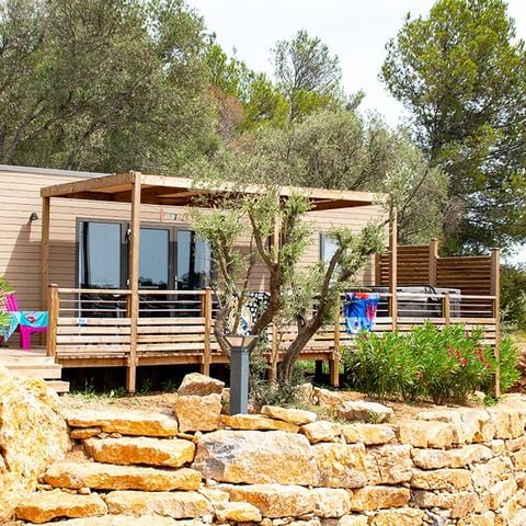Mobile home 4 persons - Key West with Spa - 38m² - 2 bedrooms