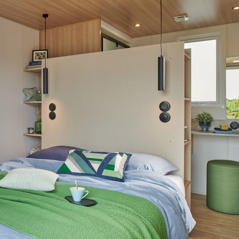 CASA MOBILE 6 persone - TAOS Luxe 40m2 terrazza coperta + Jacuzzi privata - 6 pers 3 camere da letto 2 bagni - aria condizionata