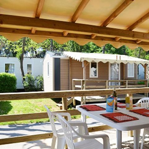 Stacaravan 4 personen - Stacaravan Bandol - 21m² - 2 Slaapkamers