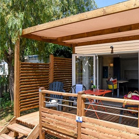 Mobilheim 2 Personen - Mobilheim Key westotel - 20m² - 1 Schlafzimmer