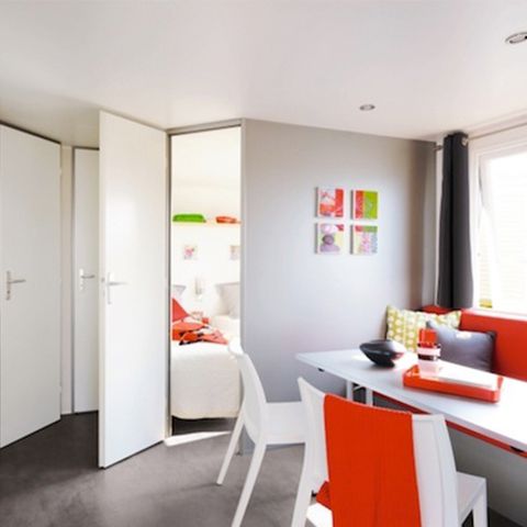 Stacaravan 4 personen - Caribische Stacaravan - 24m² - 2 Slaapkamers