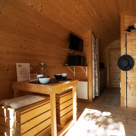 UNIEKE ACCOMMODATIE 2 personen - POD + PRIVÉ JACUZZI - 1 slaapkamer