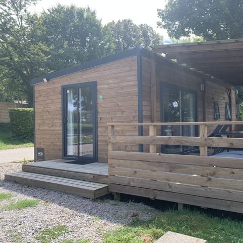 MOBILHOME 4 personnes - MOBIWOOD 36 avec son JACUZZI PRIVATIF - 2 Chambres