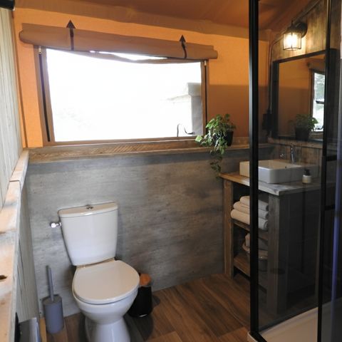 Tente en toile et en bois 5 personnes - WOODLODGE