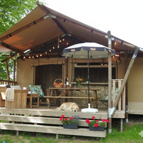 TENDA IN TELA E LEGNO 5 persone - LODGE SAFARI DI LUSSO