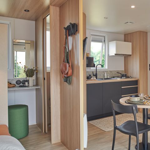 Stacaravan 2 personen - Sunêlia Luxe TAOS S2 2 pers. 1 slaapkamer. 1 badkamer. met of zonder privé jacuzzi