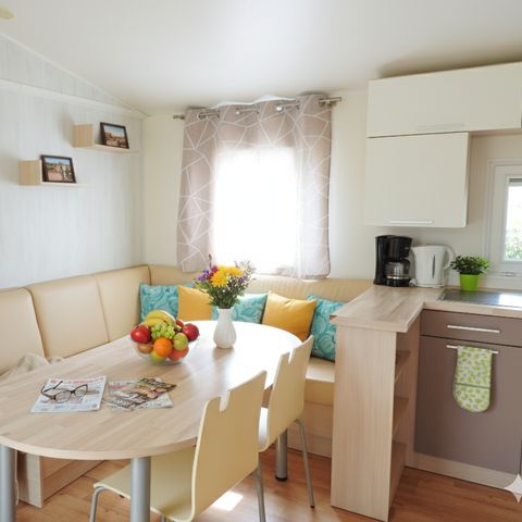 Stacaravan 6 personen - MH3 FLORES-3 38 m²