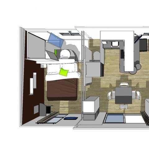 MOBILHOME 5 personnes - MH2 VIP TAOS 35 m²