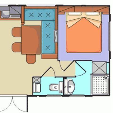 BUNGALOW 6 personnes - GRAND CHARME